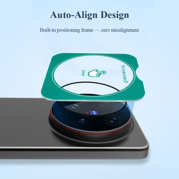 For vivo X300 UItra LeReach TF Series Snap Version HD Wear-Resistant Camera Lens Glass Film