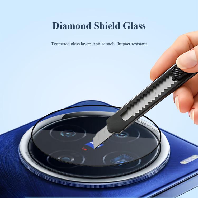 For vivo X200 LeReach TF Series Snap Version HD Wear-Resistant Camera Lens Glass Film