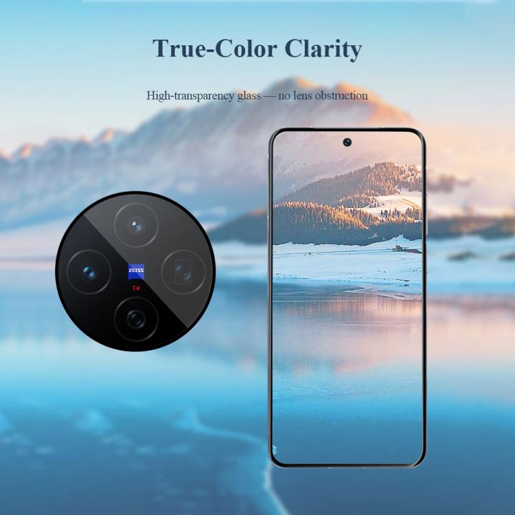 For vivo X200 LeReach TF Series Snap Version HD Wear-Resistant Camera Lens Glass Film
