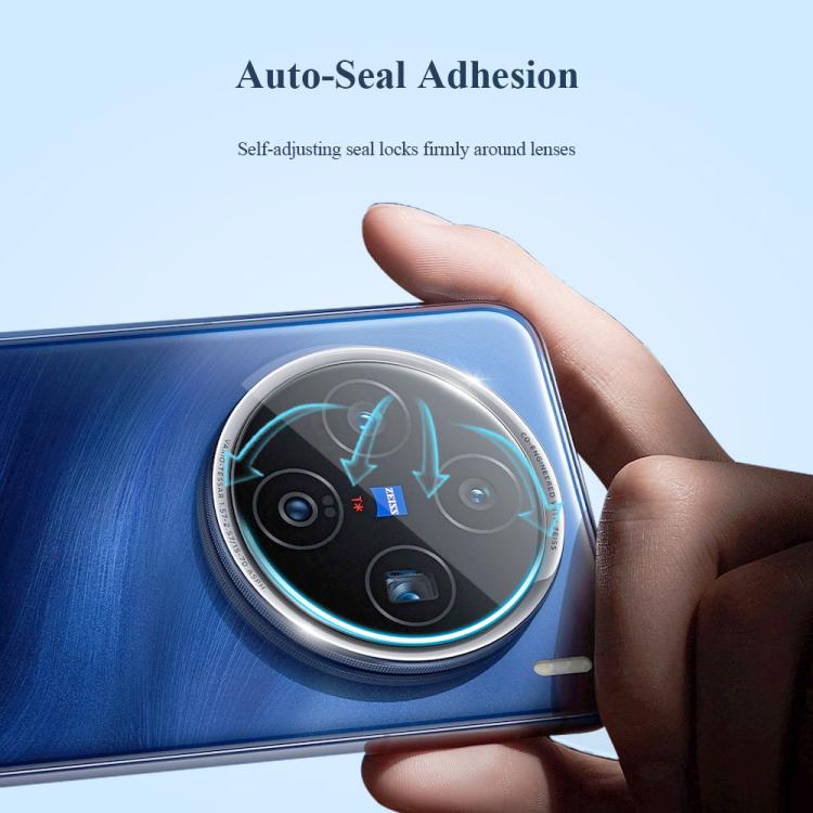 For vivo X200 LeReach TF Series Snap Version HD Wear-Resistant Camera Lens Glass Film
