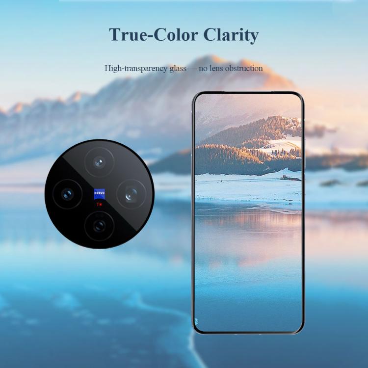 For vivo X200s LeReach TF Series Snap Version HD Wear-Resistant Camera Lens Glass Film