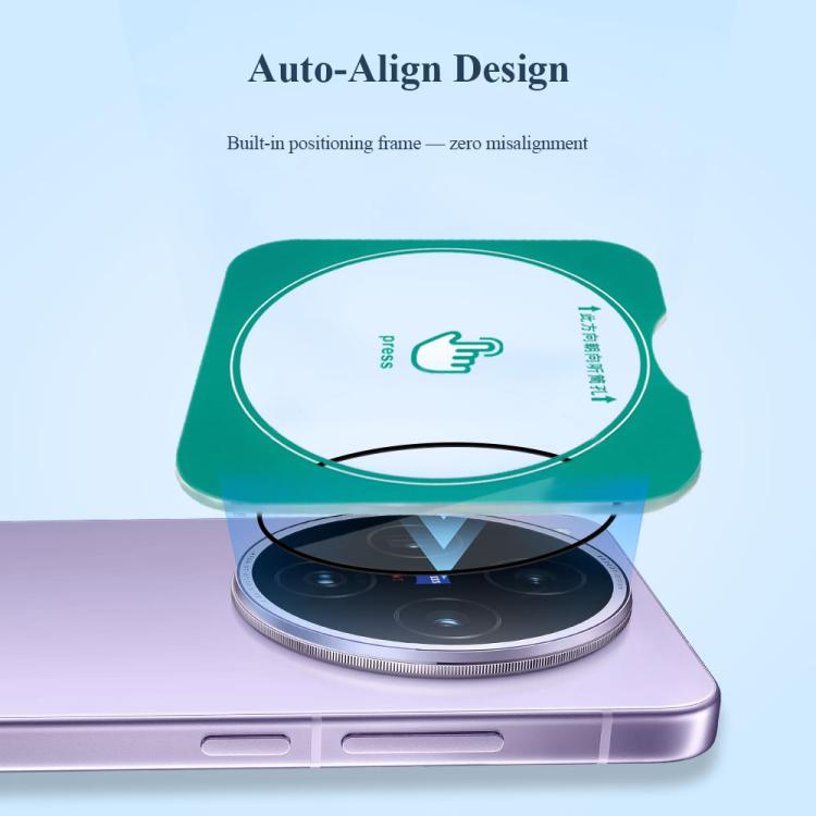 For vivo X200s LeReach TF Series Snap Version HD Wear-Resistant Camera Lens Glass Film