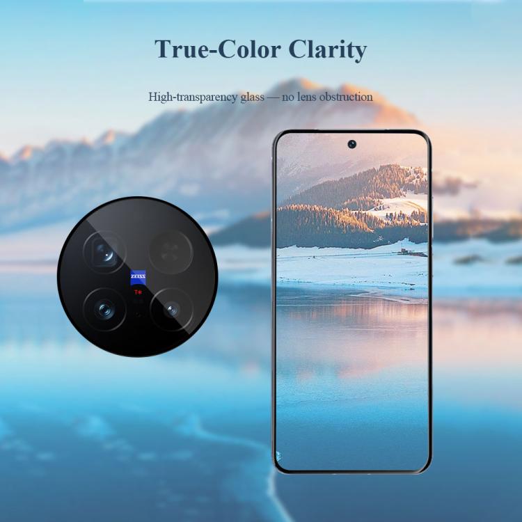 For vivo X300 LeReach TF Series Snap Version HD Wear-Resistant Camera Lens Glass Film