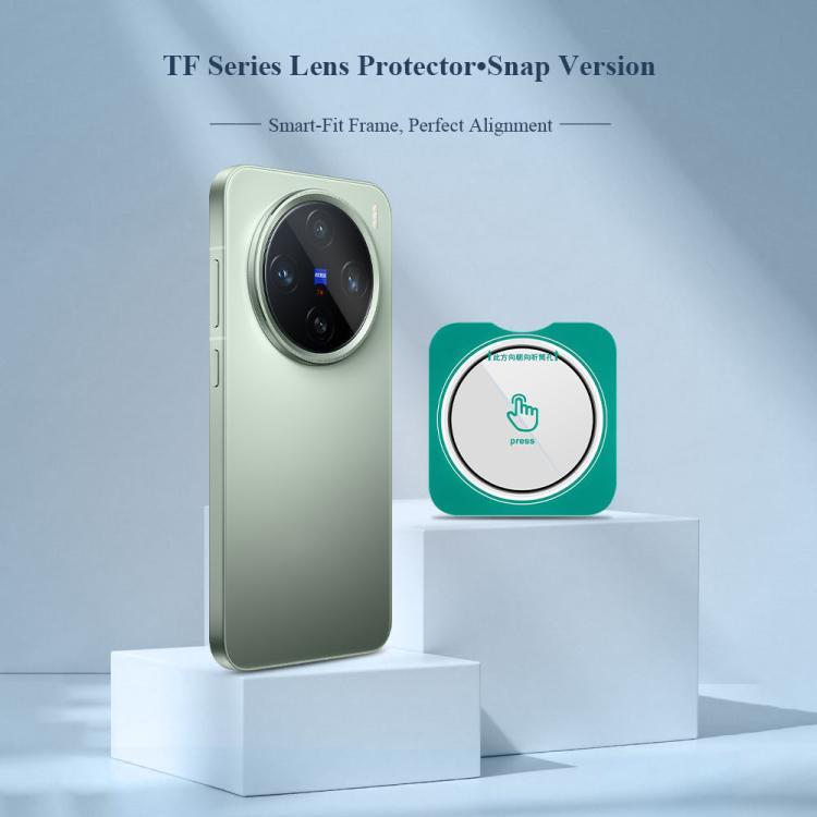 For vivo X200 Pro mini 2pcs/Set LeReach TF Series Snap Version HD Wear-Resistant Camera Lens Glass Film