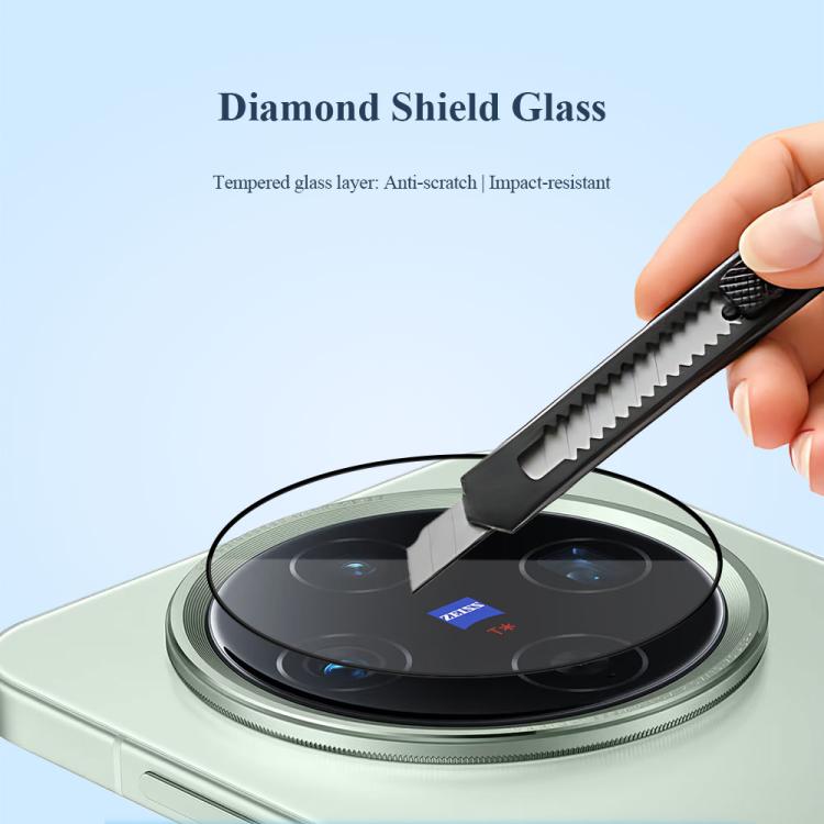 For vivo X200 Pro mini 2pcs/Set LeReach TF Series Snap Version HD Wear-Resistant Camera Lens Glass Film