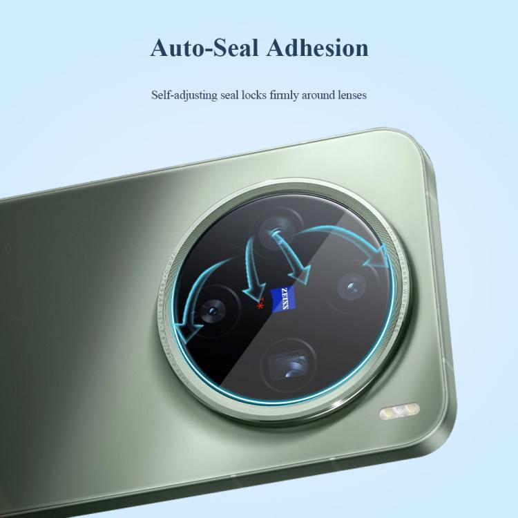 For vivo X200 Pro mini 2pcs/Set LeReach TF Series Snap Version HD Wear-Resistant Camera Lens Glass Film