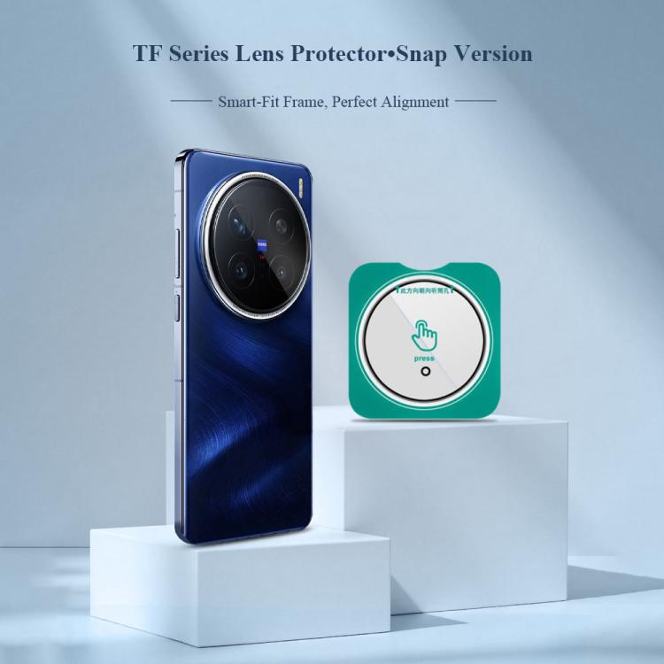 For vivo X200 Pro 2pcs/Set LeReach TF Series Snap Version HD Wear-Resistant Camera Lens Glass Film