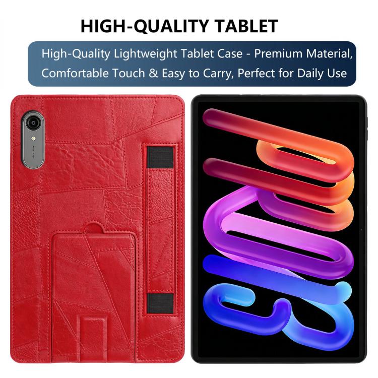 For Lenovo Xiaoxin Pro 13 2026 / Pro GT Wristband Retro Vegan Leather Back Tablet Case with Holder