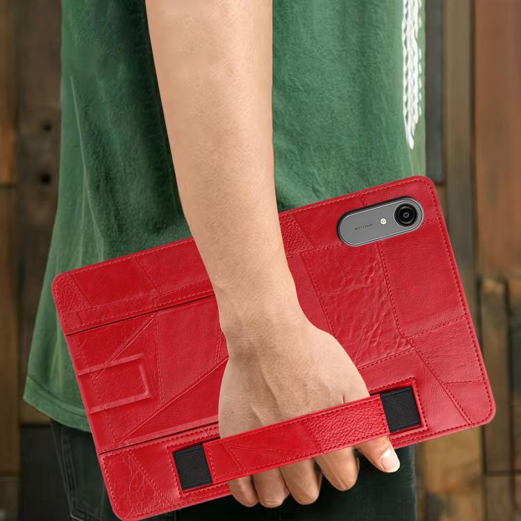 For Lenovo Xiaoxin Pro 13 2026 / Pro GT Wristband Retro Vegan Leather Back Tablet Case with Holder