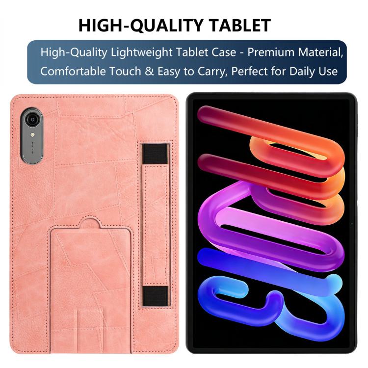 For Lenovo Xiaoxin Pro 13 2026 / Pro GT Wristband Retro Vegan Leather Back Tablet Case with Holder