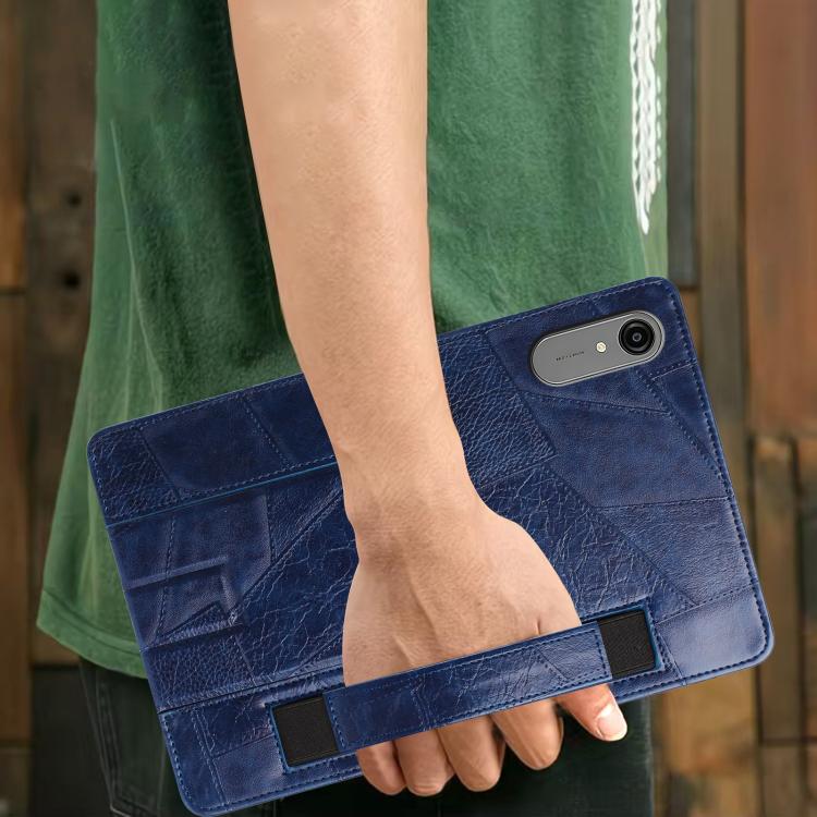 For Lenovo Xiaoxin Pro 13 2026 / Pro GT Wristband Retro Vegan Leather Back Tablet Case with Holder