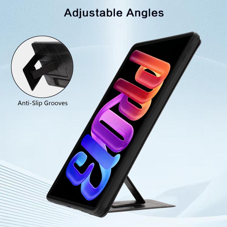 For Lenovo Xiaoxin Pro 13 2026 / Pro GT Wristband Retro Vegan Leather Back Tablet Case with Holder