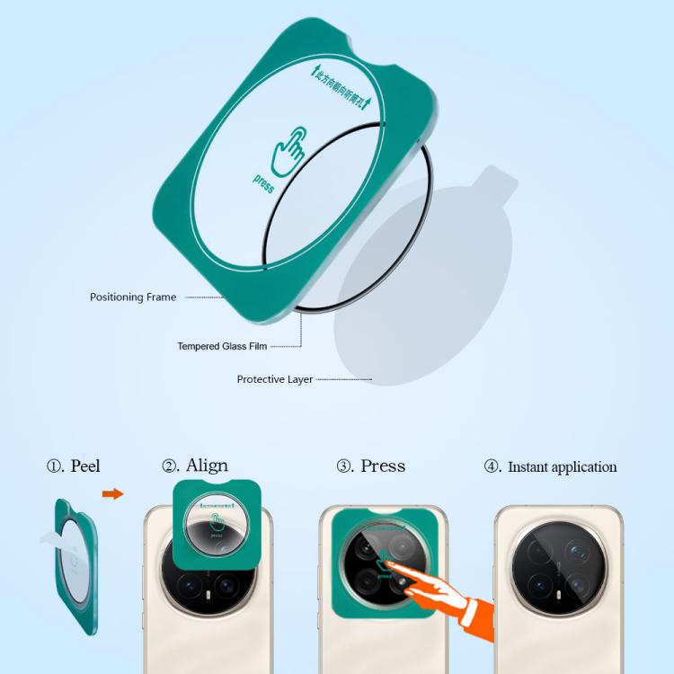 For Honor Magic8 LeReach TF Series Snap Version HD Wear-Resistant Camera Lens Glass Film
