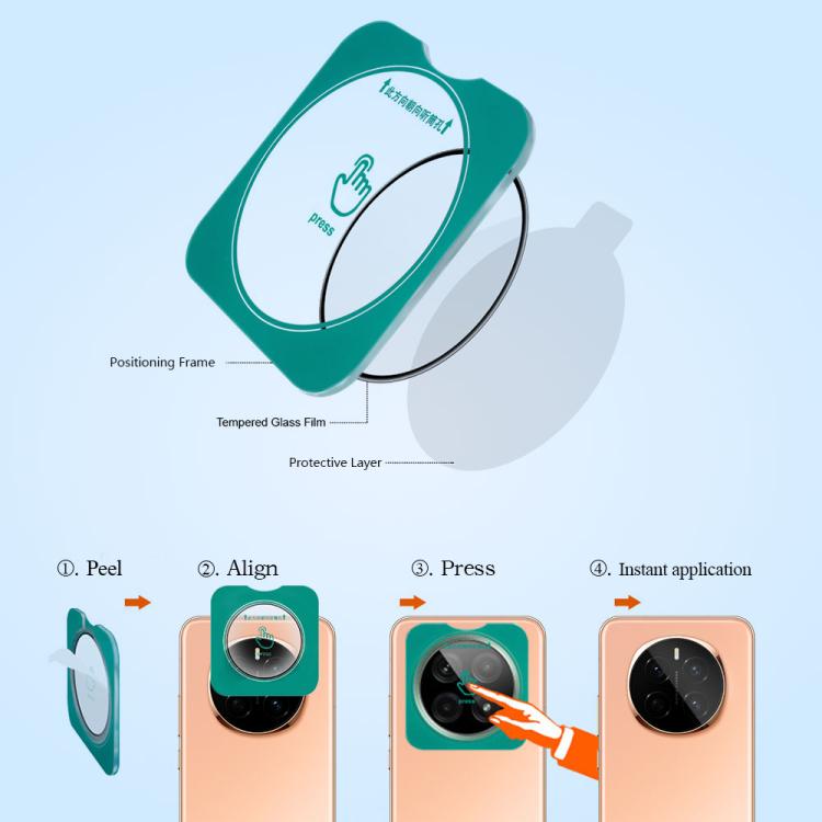 For Honor Magic7 LeReach TF Series Snap Version HD Wear-Resistant Camera Lens Glass Film