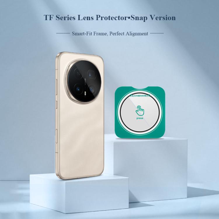 For Honor Magic8 Pro 2pcs/Set LeReach TF Series Snap Version HD Wear-Resistant Camera Lens Glass Film