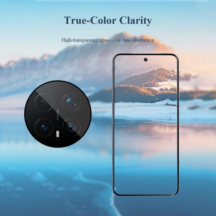 For Honor Magic8 2pcs/Set LeReach TF Series Snap Version HD Wear-Resistant Camera Lens Glass Film