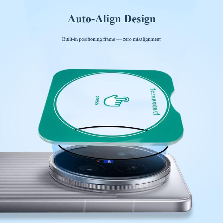 For Honor Magic7 2pcs/Set LeReach TF Series Snap Version HD Wear-Resistant Camera Lens Glass Film