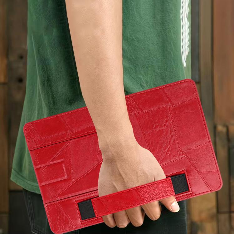 For Honor Pad 9 Wristband Retro Vegan Leather Back Tablet Case with Holder