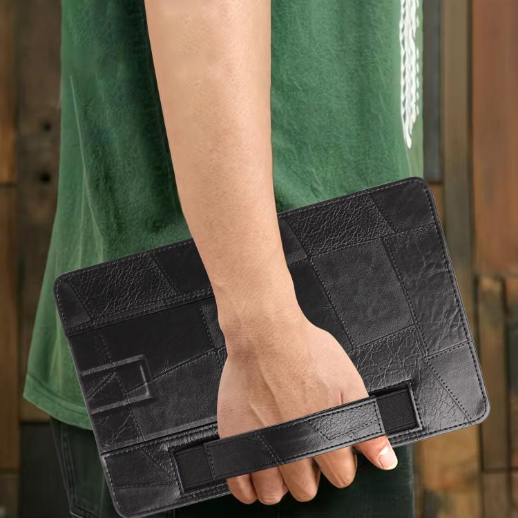 For Honor Pad 9 Wristband Retro Vegan Leather Back Tablet Case with Holder