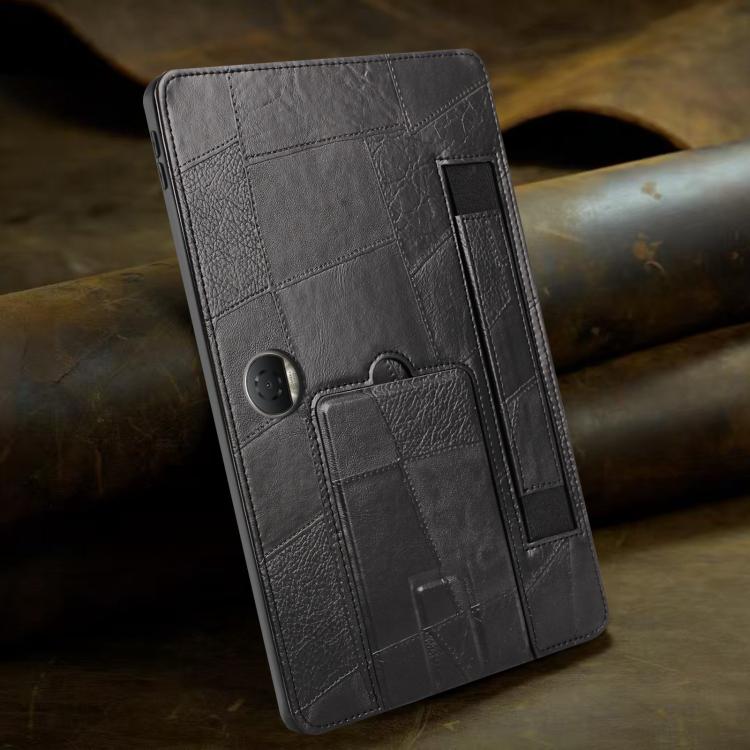 For Honor Pad 9 Wristband Retro Vegan Leather Back Tablet Case with Holder