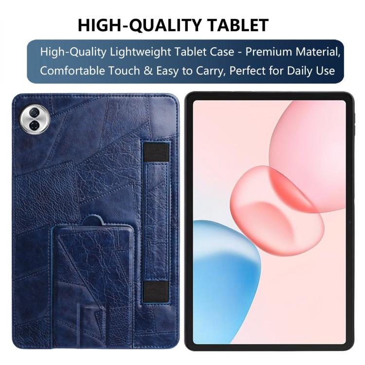 For Honor Pad 10 Wristband Retro Vegan Leather Back Tablet Case with Holder