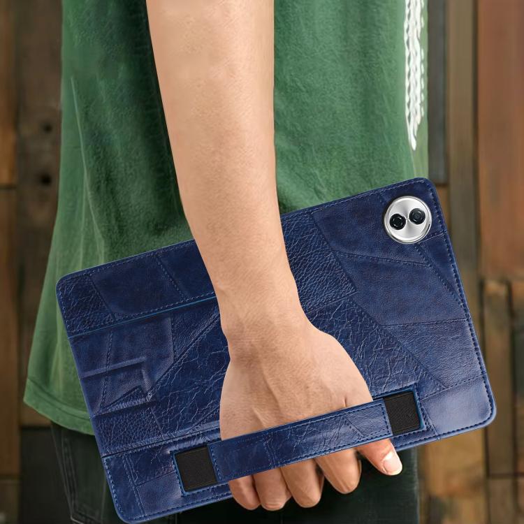 For Honor Pad 10 Wristband Retro Vegan Leather Back Tablet Case with Holder
