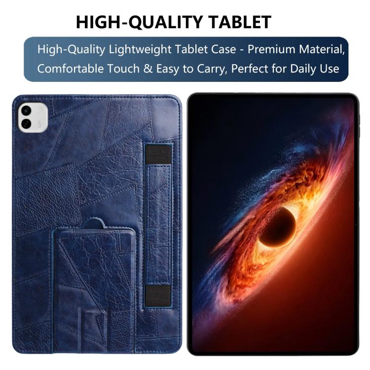 For Honor MagicPad 4 / 3 Pro Wristband Retro Vegan Leather Back Tablet Case with Holder