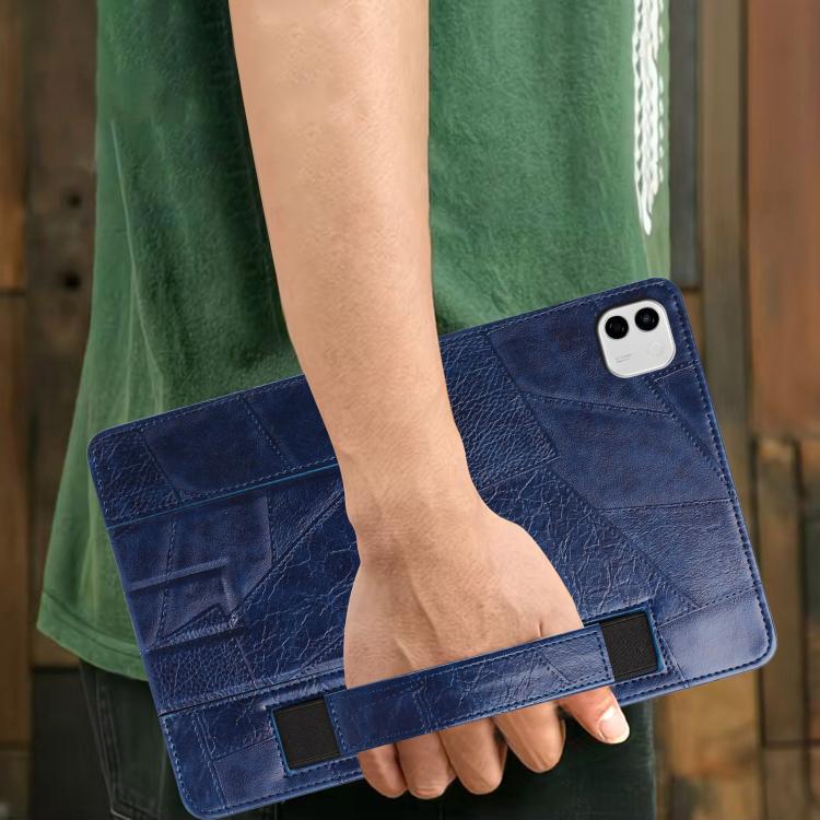 For Honor MagicPad 4 / 3 Pro Wristband Retro Vegan Leather Back Tablet Case with Holder