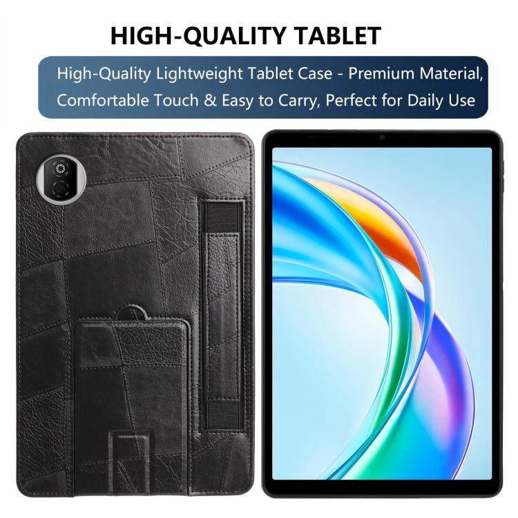 For Honor Pad X7 Wristband Retro Vegan Leather Back Tablet Case with Holder