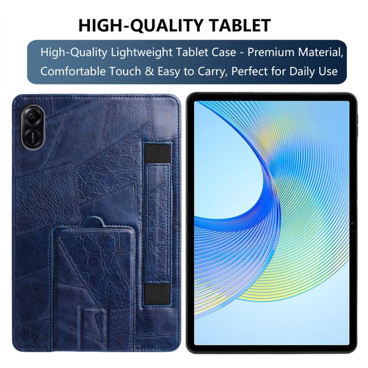For Honor Pad X8b / X8a Wristband Retro Vegan Leather Back Tablet Case with Holder