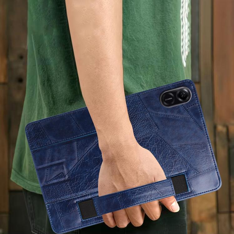 For Honor Pad X8b / X8a Wristband Retro Vegan Leather Back Tablet Case with Holder