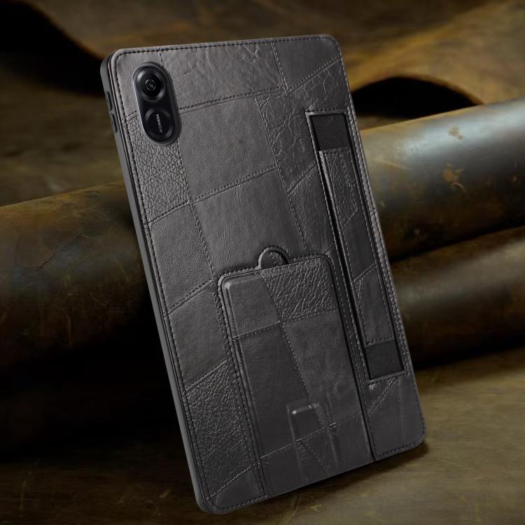For Honor Pad X8b / X8a Wristband Retro Vegan Leather Back Tablet Case with Holder