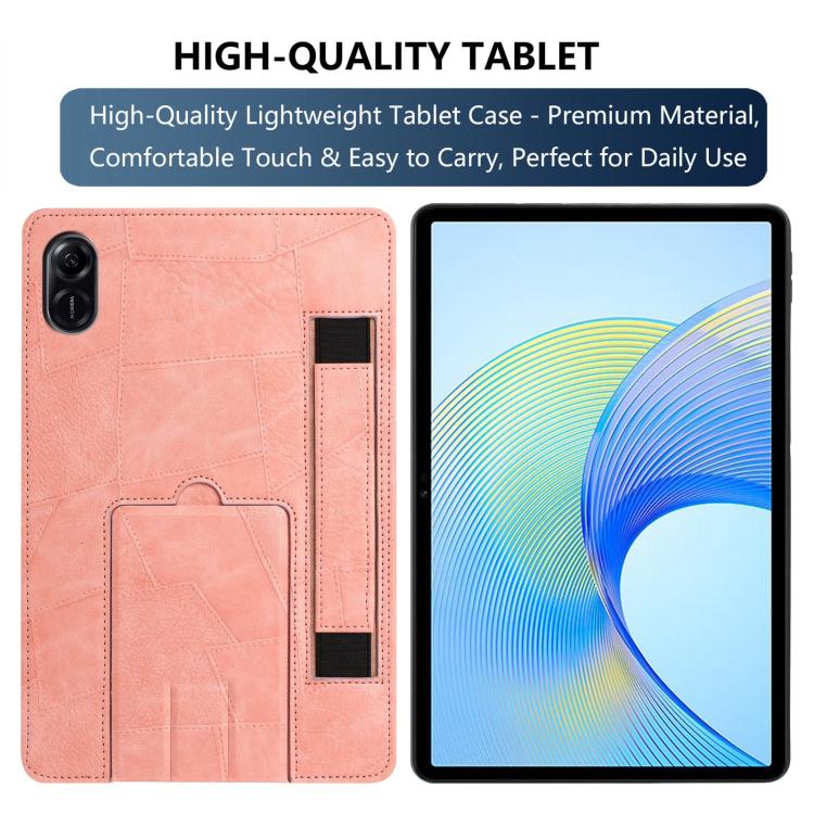 For Honor Pad X9 11.5 2023 / X8 Pro 11.5 Wristband Retro Vegan Leather Back Tablet Case with Holder