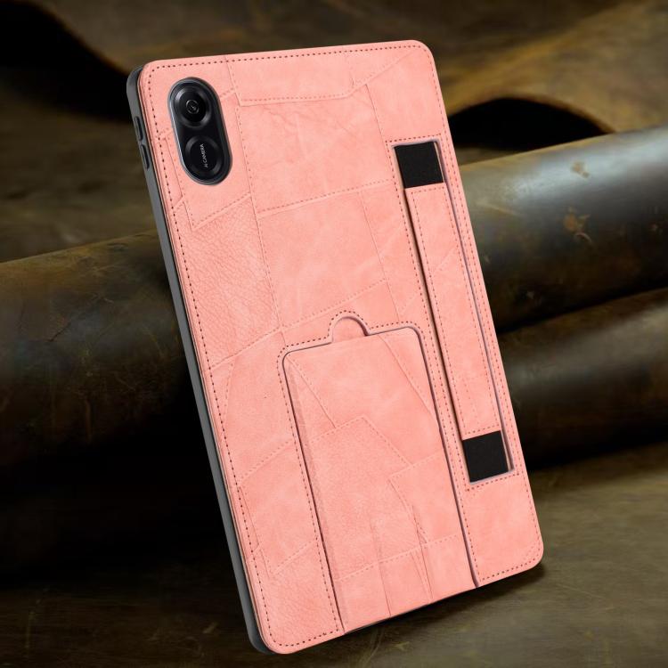 For Honor Pad X9 11.5 2023 / X8 Pro 11.5 Wristband Retro Vegan Leather Back Tablet Case with Holder