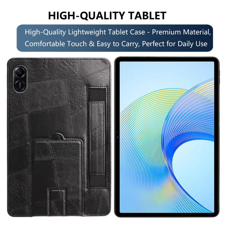 For Honor Pad X9 11.5 2023 / X8 Pro 11.5 Wristband Retro Vegan Leather Back Tablet Case with Holder