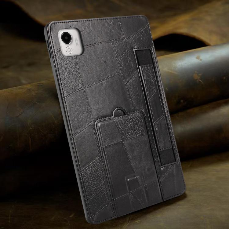 For Honor Pad X9a Wristband Retro Vegan Leather Back Tablet Case with Holder