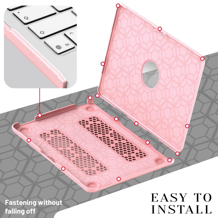 For MacBook Neo 13 inch 2026 A18 Pro A3404 Fabric Texture Pro Magnetic Holder Laptop Protective Case