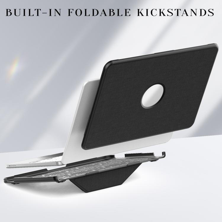 For MacBook Neo 13 inch 2026 A18 Pro A3404 Fabric Texture Pro Magnetic Holder Laptop Protective Case