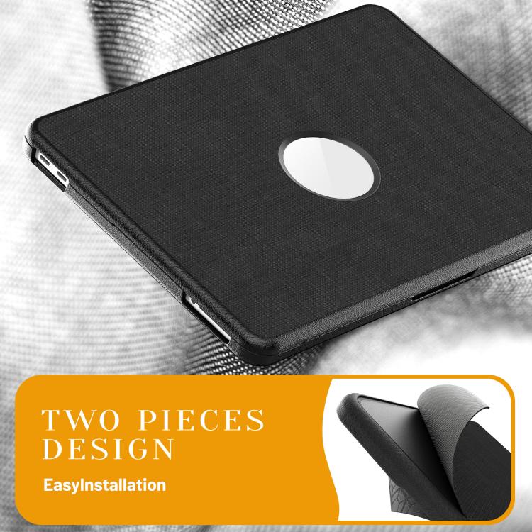 For MacBook Neo 13 inch 2026 A18 Pro A3404 Fabric Texture Pro Magnetic Holder Laptop Protective Case