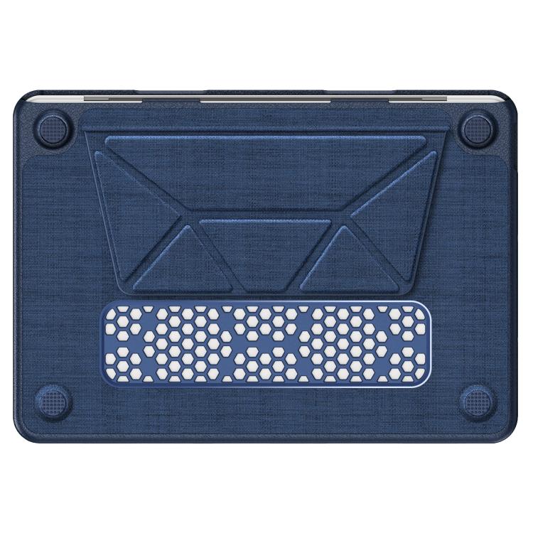 For MacBook Neo 13 inch 2026 A18 Pro A3404 Fabric Texture Pro Magnetic Holder Laptop Protective Case