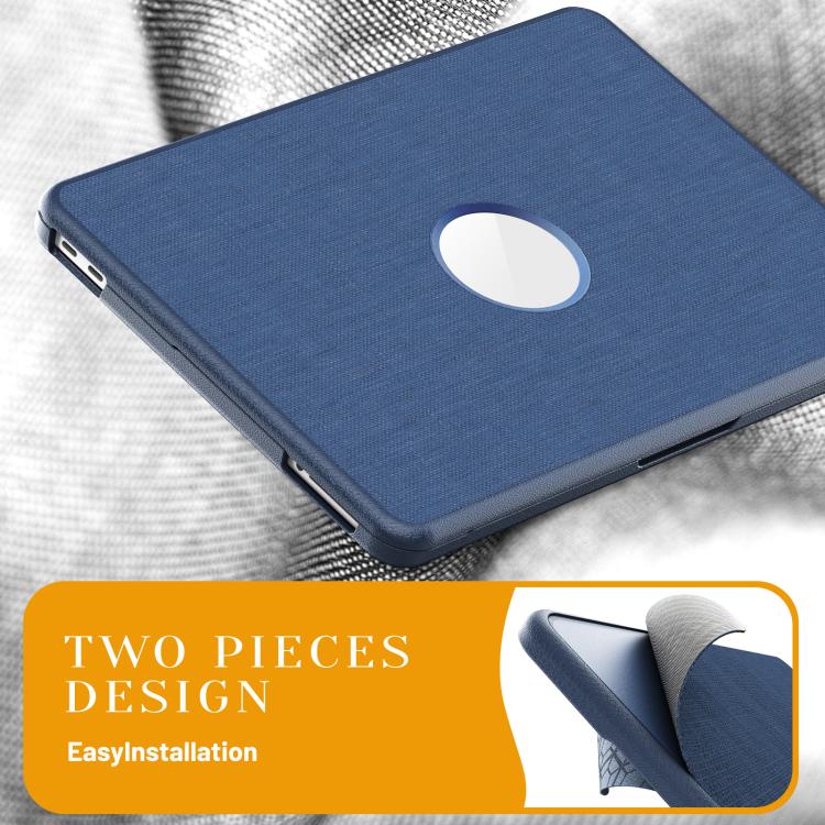 For MacBook Neo 13 inch 2026 A18 Pro A3404 Fabric Texture Pro Magnetic Holder Laptop Protective Case