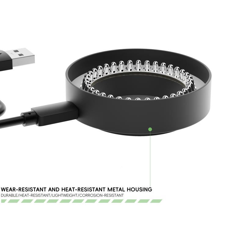 RF4 Kslid OK-13 Adjustable 35pcs LED Ring Light for Binocular / Trinocular Stereo Microscope - Black