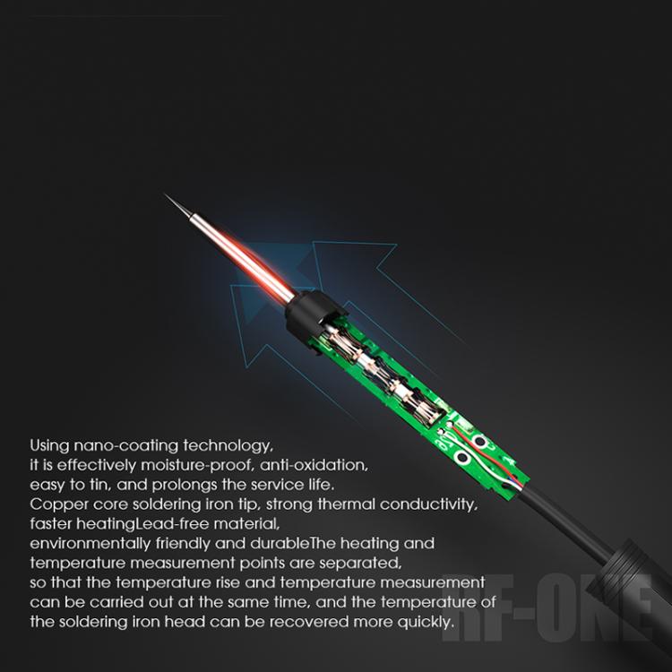 RF4 RF-ONE Intelligent Temperature Control Anti-static LED Digital Display Soldering Station