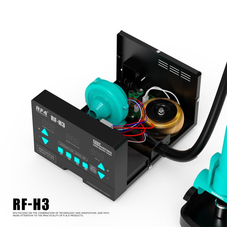 RF4 RF-H3 1200W 4 Memory Channels Hot Air Gun Digital Display Intelligent BGA Rework Station