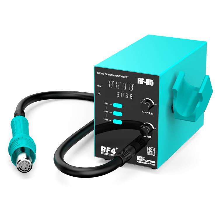RF4 RF-H5 800W 3 Memory Channels Hot Air Gun Digital Display Intelligent BGA Rework Station