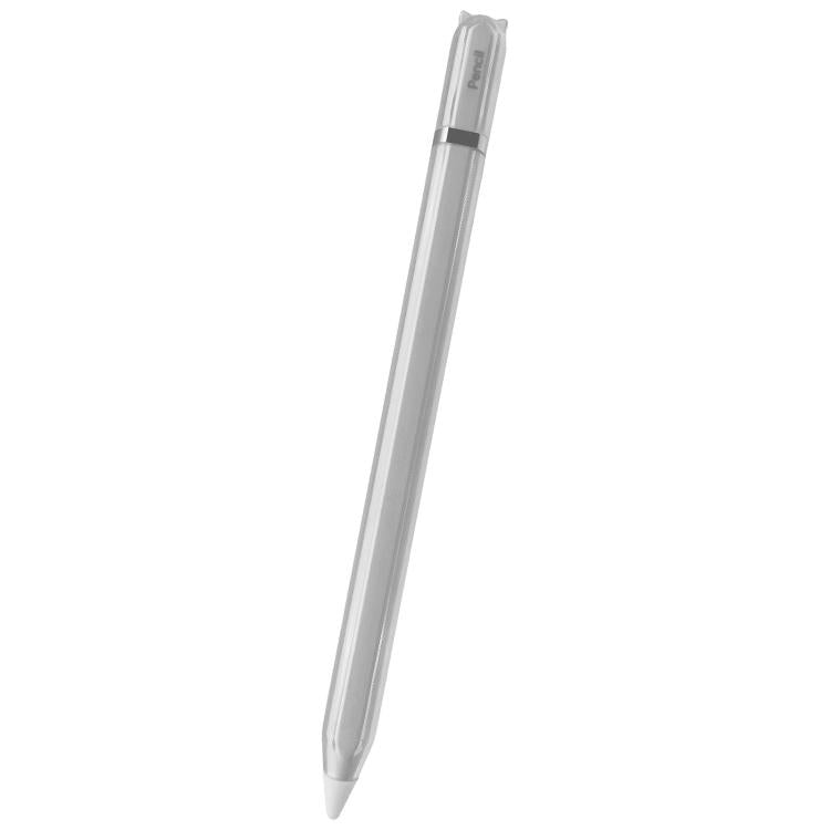 For Apple Pencil 2 / Pro Kitten style Transparent TPU Silicone Stylus Pen Protective Case