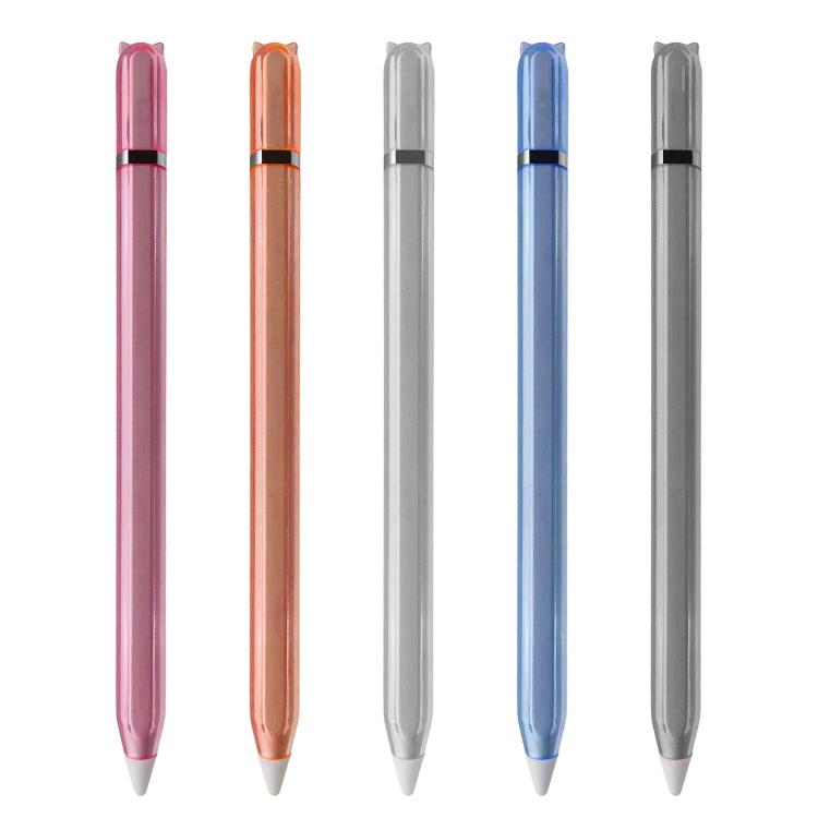For Apple Pencil 2 / Pro Kitten style Transparent TPU Silicone Stylus Pen Protective Case