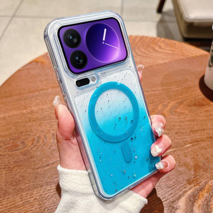 For Xiaomi 17 Pro Max Precise Hole Shockproof Gradient Epoxy Magnetic Phone Case
