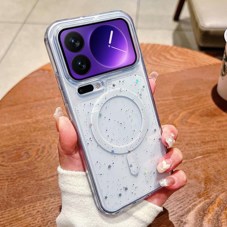 For Xiaomi 17 Pro Precise Hole Shockproof Gradient Epoxy Magnetic Phone Case