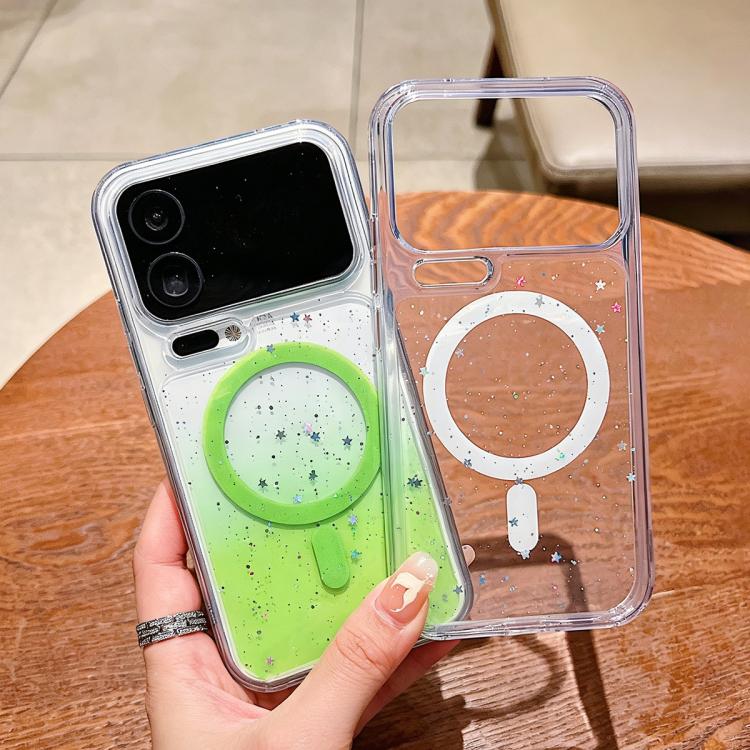 For Xiaomi 17 Pro Precise Hole Shockproof Gradient Epoxy Magnetic Phone Case